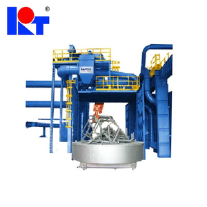 Kör bölge için özelleştirilmiş Q36/Q76 serisi yüksek verimlilik büyük yükleme arabası tipi atış + Peening kumlama makinesi - Product Image 1