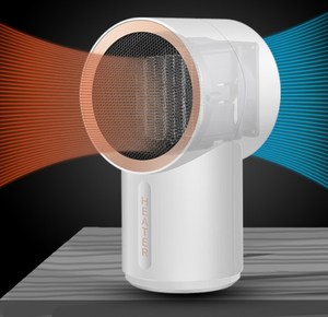 พัดลมไฟฟ้าแบบชาร์จไฟได้เครื่องทำความร้อน PTC ขนาดเล็กตั้งโต๊ะ800W เซรามิกใหม่ห้องอุ่นบ้านสำนักงานอัจฉริยะ J001 1000W YL