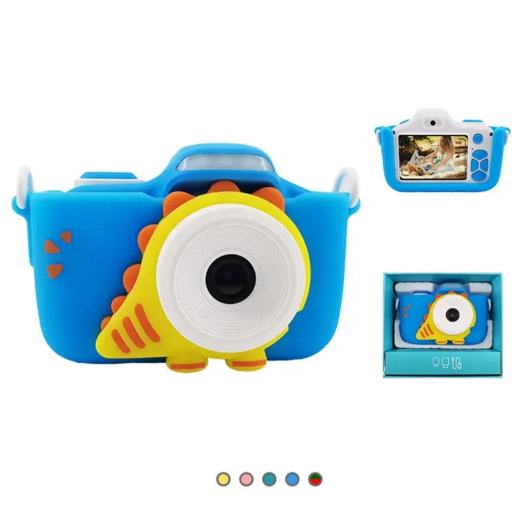 Cartone Selfie Mini Smart Rc regalo per ragazzi di 5-8 anni 1080P foto HD sorveglianza giocattoli digitali per bambini fotocamera per bambini