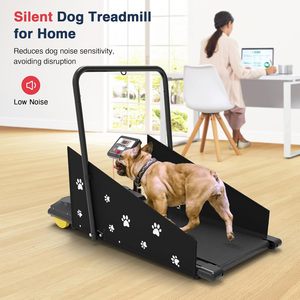 Elektrikli köpek koşu bandı LED ekran taşınabilir kapalı koşu bandı uzaktan kumanda 2.5HP ev kullanımı için küçük orta ölçekli köpekler için - Product Image 5