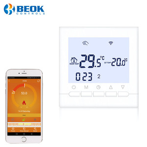 BEOK, простой кнопочный ЖК-дисплей, 220 В, подогрев пола, Электрический Wi-Fi контроллер термостата - Product Image 1