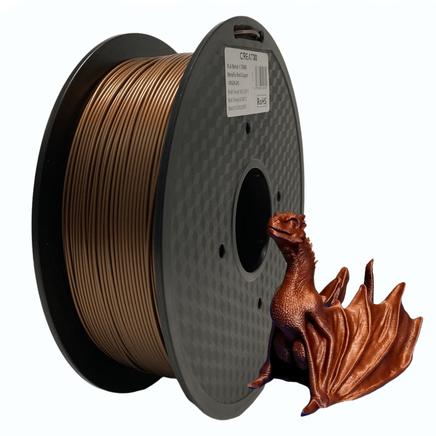 Metallic red copper