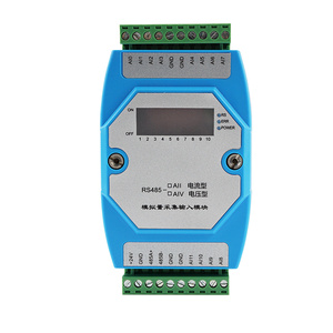 Oshangming 4 Channel <strong>Analog</strong> <strong>Input</strong> <strong>Module</strong> Voltage Type 0-10V <strong>with</strong> <strong>RS485</strong> Modbus Rtu for Temperature Sensor - Product Image 1