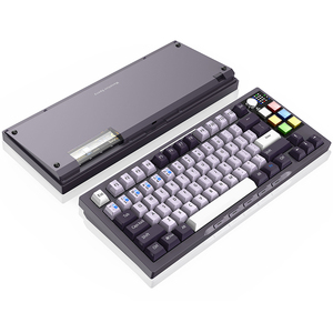 Oem personalizado BT Mini teclado comercial programable de aluminio Teclado mecánico inalámbrico Teclado mecánico con retroiluminación