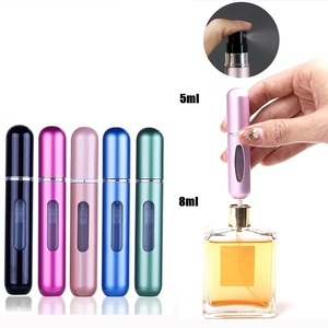 5ml 8ml Mini Portable <strong>Perfume</strong> Travel Atomizer Refillable Refill <strong>Perfume</strong> Spray Bottles Aluminum Atomizer Empty Cosmetic Container - Product Image 1