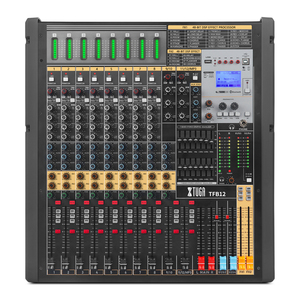 XTUGA TFB12 Professional Audio Mixer 12-Kanal Professional Mixer Konsole Musik Audio DJ Mixer Konsole Mischen DJ Controller - Product Image 1