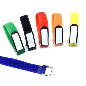 Envolturas de sujeción Bucle inverso Nylon Logotipo personalizado Doble cara Ajustable Autobloqueo Gancho reutilizable y correa de bucle - Product Image 2