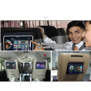 Monitor VOD de pantalla táctil HD de 10,1 "Monitor de autobús Android personalizable con entretenimiento de asiento trasero WiFi - Product Image 4