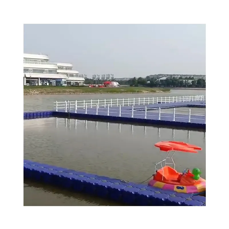 פלסטיק צף Dock HDPE פלסטיק מודולרי צף סירות בלוק Dock אחר אספקה ימית