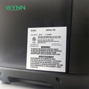 注文検査QC合格マットシルバーラベルステッカー高温耐性電気機器ステッカー - Product Image 3