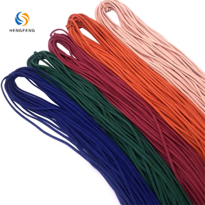 定制批发扁平圆形面罩带耳环线耳绳环弹性面罩耳环 - Product Image 1