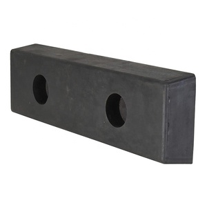 Bền xe tải và Trailer hình chữ nhật cao su tải tường Dock <span class=keywords><strong>Bumper</strong></span> tấm sụp đổ khối đen cao su sốc khối bảo vệ - Product Image 1