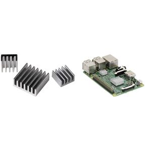 Joy-it RB-радиатор комплект радиатора подходит для (наборы для разработки): Raspberry Pi®, Банан Pi серебро (940910249299) - Product Image 1