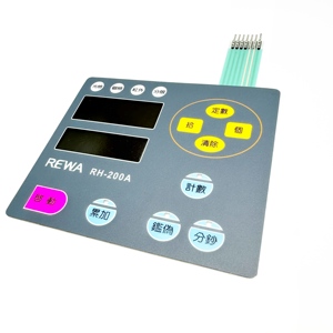 Interruttore a membrana Verlay tastiera a pulsante tastiera Design personalizzato in gomma siliconica tastiera a membrana in Silicone