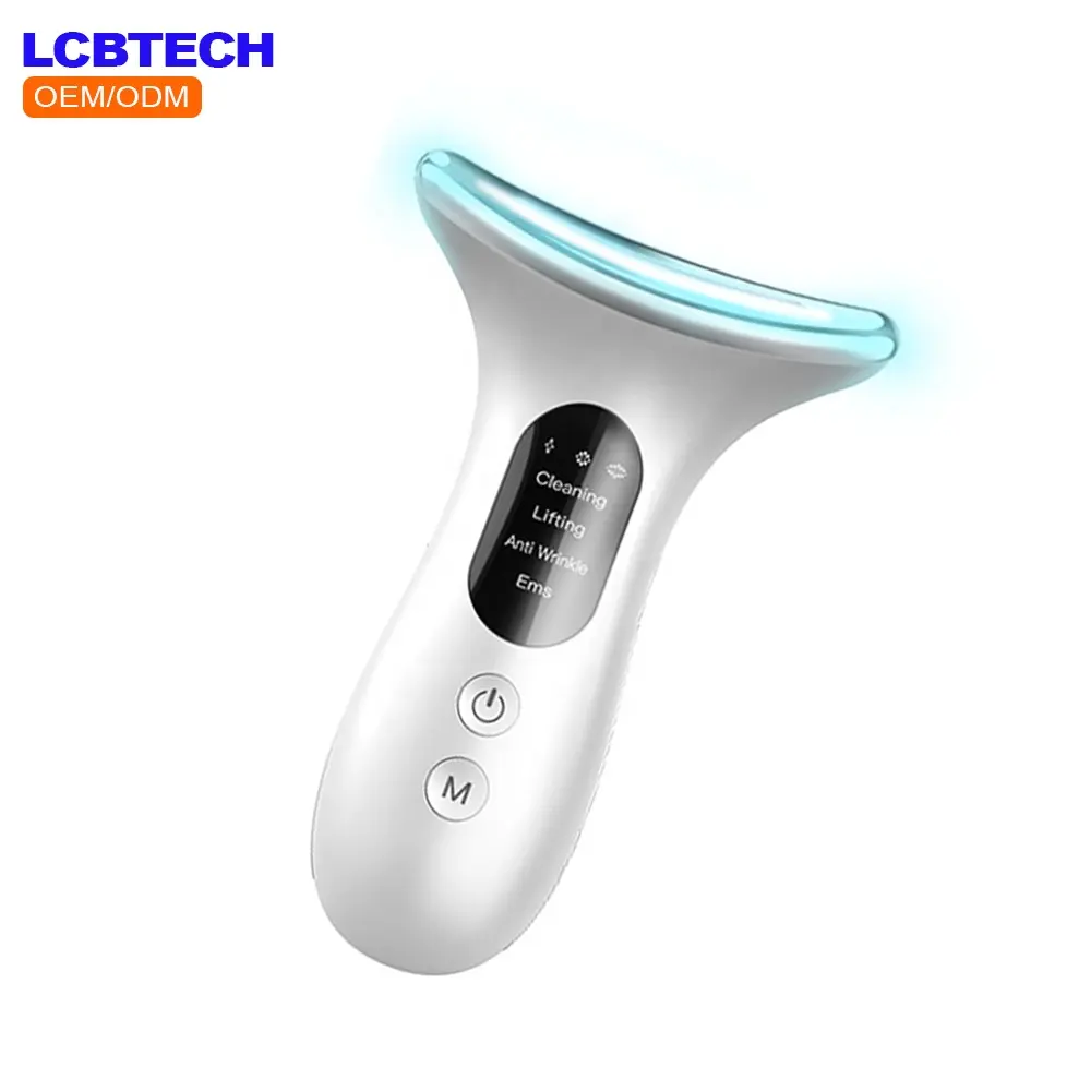 New Beauty Equipment Skin Tightening Wrinkle Remove Facial Lifting Tool Anti Aging Photon Therapy V Shape Face Neck Massager