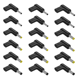USB C DC适配器5V/9V/12V DC3.0 * 1.1毫米3.5*135毫米5.5 * 2.1毫米弯头转换器笔记本电脑电源适配器女性手机英国AU PC - Product Image 6