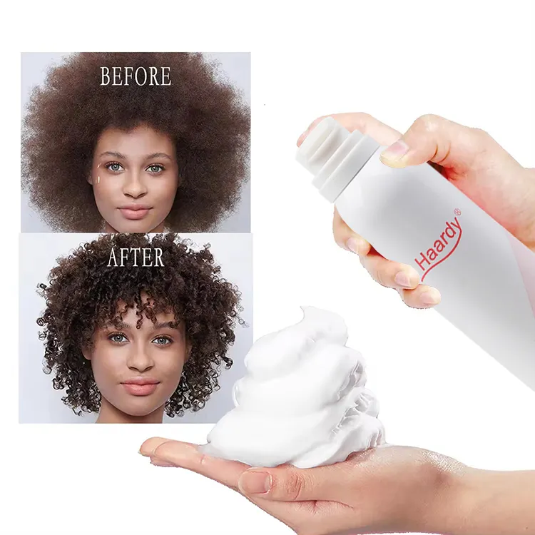 ขายร้อน Anti Frizz ผมมูสโฟมจัดแต่งทรงผมแห้งเร็วผมหยิกมูสมูสให้ความชุ่มชื้นสําหรับผม