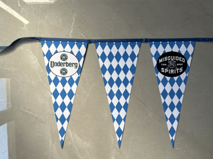 Tela Poliéster Cuerda Bandera Evento Exhibición Feliz cumpleaños Bunting Banderín Bandera Banner - Product Image 2