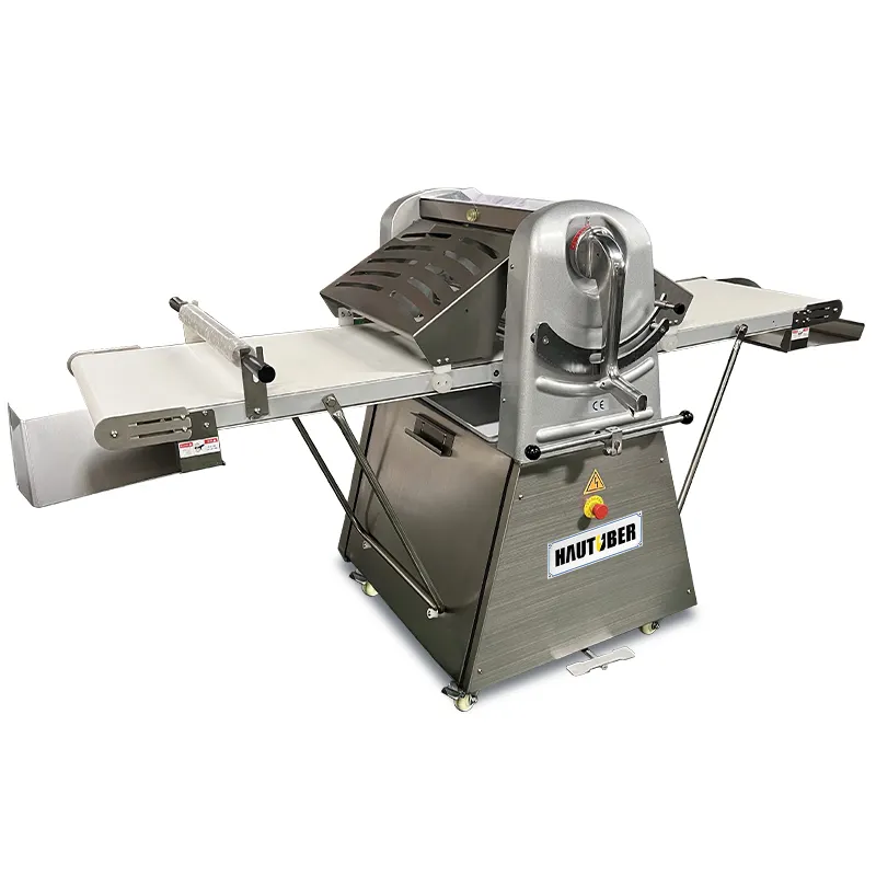 Alta Qualidade Croissant Make Automático Elétrico Pastelaria Permanente Farinha Massa Sheeter Machine