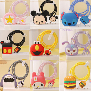 New Design Charging Head Protector Cartoon <strong>2</strong> <strong>in</strong> <strong>1</strong> Silicone Charger Protector - Product Image 6
