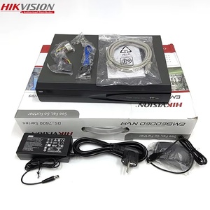 Hikvision 4K 8MP 4 canales 1U Grabadora de video en la pantalla de 1 TB HDD 4 PoE 1 Interfaz SATA Resolución de 1080p Cámara IP CCTV - Product Image 1