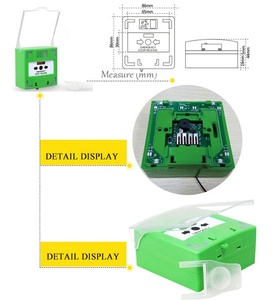 Fire Alarm <strong>System</strong> <strong>Push</strong> <strong>Button</strong> <strong>Emergency</strong> Door Release Resettable Manual Call Point with LED Indication Alarm Sound - Product Image 6