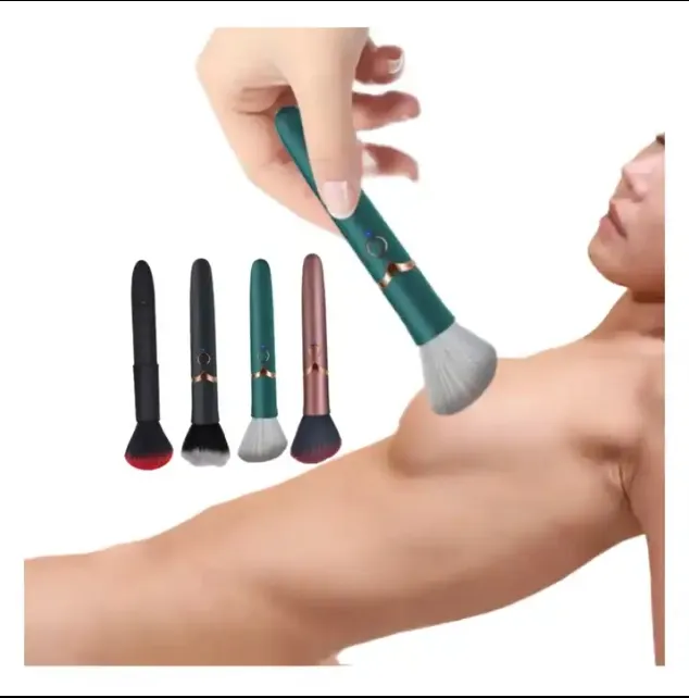 10 frequency makeup brush Vibrators woman climax insertion masturbatioon Sex Toys Brush Vibrators sex toys