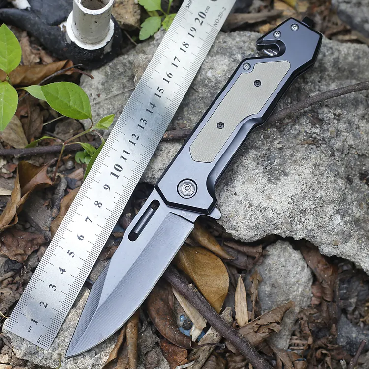 Manufacture Direct 440C Stainless Steel Multi-Functional Outdoor Hunting Knife WithG10 Handle