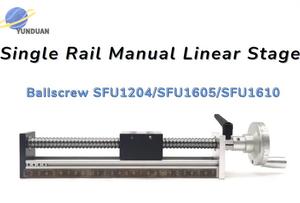XYZ Axis CNC Manual Guía de riel lineal Deslizamiento de movimiento Mesa deslizante de pista única de carrera efectiva 500 mm/s - Product Image 6