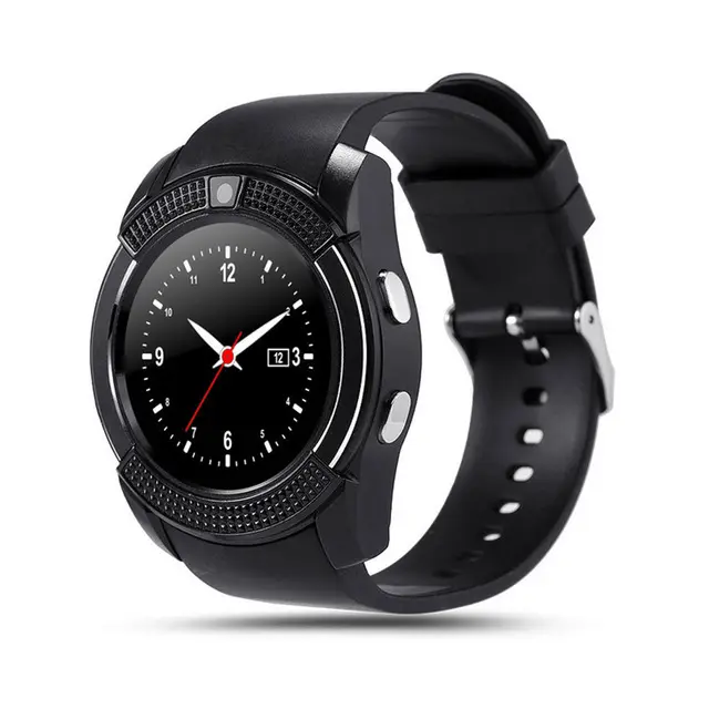 2020 Fabriek V8 Smartwatch Bt Touch Screen Polshorloge Met Camera / Sim Kaartsleuf Waterdichte Sport Slimme Horloge