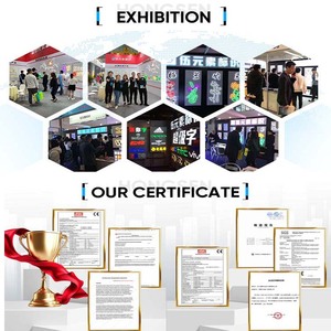 HONGSEN مخصص علامة معدنية ثلاثية الأبعاد شعار في الهواء الطلق الألومنيوم لافتة تصميم علامة صانع رسالة للأعمال الخارجية - Product Image 6