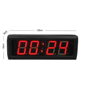 Wholesale 2.3 Inch 4 Digits Electronic LED <strong>Display</strong> Date Wall Mounted Digital Clock <strong>Remote</strong> <strong>Control</strong> Programmable Countdown <strong>Timer</strong>