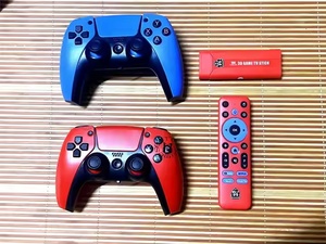 G1 oyun sopa TV çubuk mini PC 2-in-1 ile 40000 dahili oyunlar 16GB Android 13 çift kablosuz Gamepad Video oyunu konsolu - Product Image 3