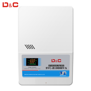 D & C 10KVA 12KVA Montado en la pared Monofásico Servomotor Tipo 90-260V Entrada 220V Salida Estabilizador de voltaje - Product Image 3