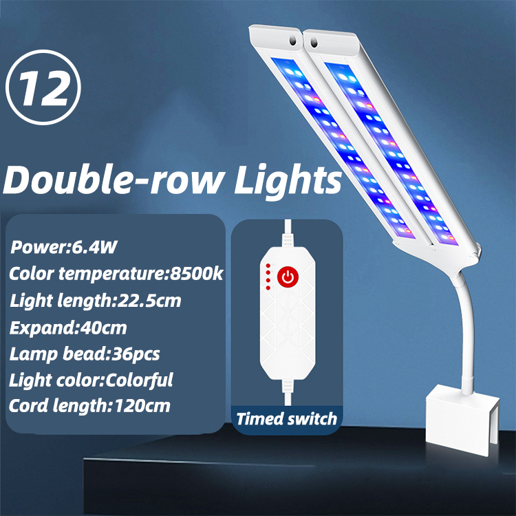 Lumières à double rangée (colorées) -6.4W