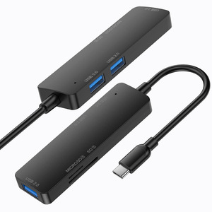 5 in 1 tip C 5 Port USB 3.0 Hub, Mini USB Splitter bilgisayar dizüstü masaüstü aksesuarları için çoklu uzatma
