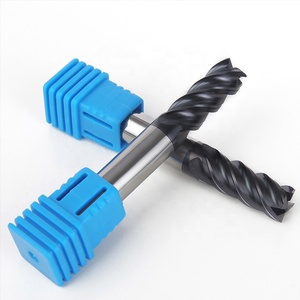 60度4エッジタングステン鋼フライスカーバイドエンドフライスカッター拡張CNCツールマシニングセンター平底 - Product Image 3