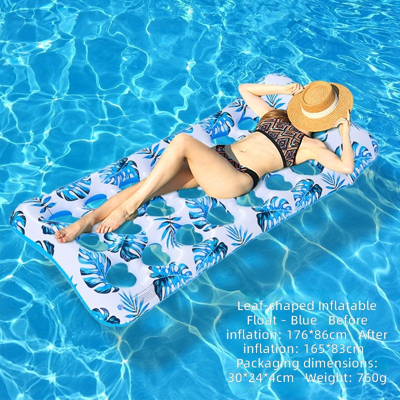 Cave float-blue-inflatable floating row