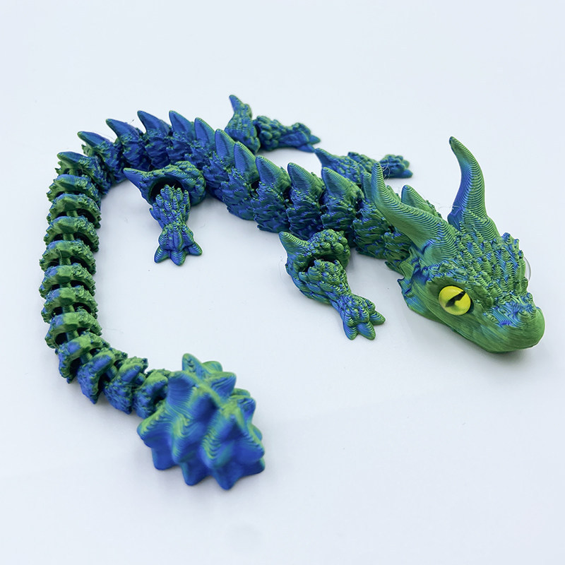 23.5cm blue-green ceratopsian