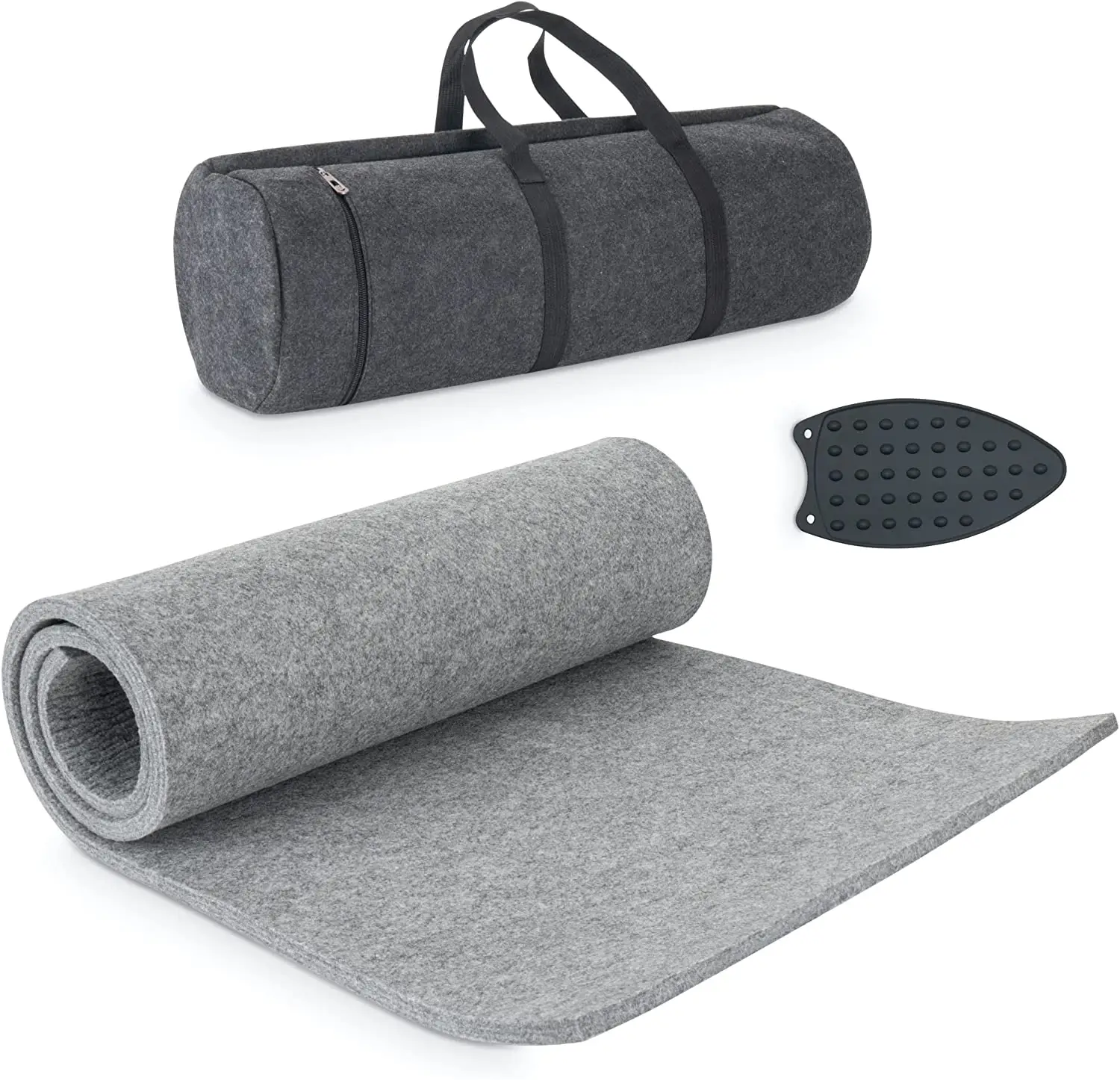 2023 1/2 inch thickness 100% wool felt roll for customized any size of laundry wool ironing board cover wool ironing mat