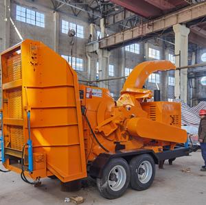 Albero della silvicoltura idraulicamente cippatrice per legno resistente Crusher telecomando pista Chipper legno cippatrice per la lavorazione dei tronchi in loco - Product Image 2