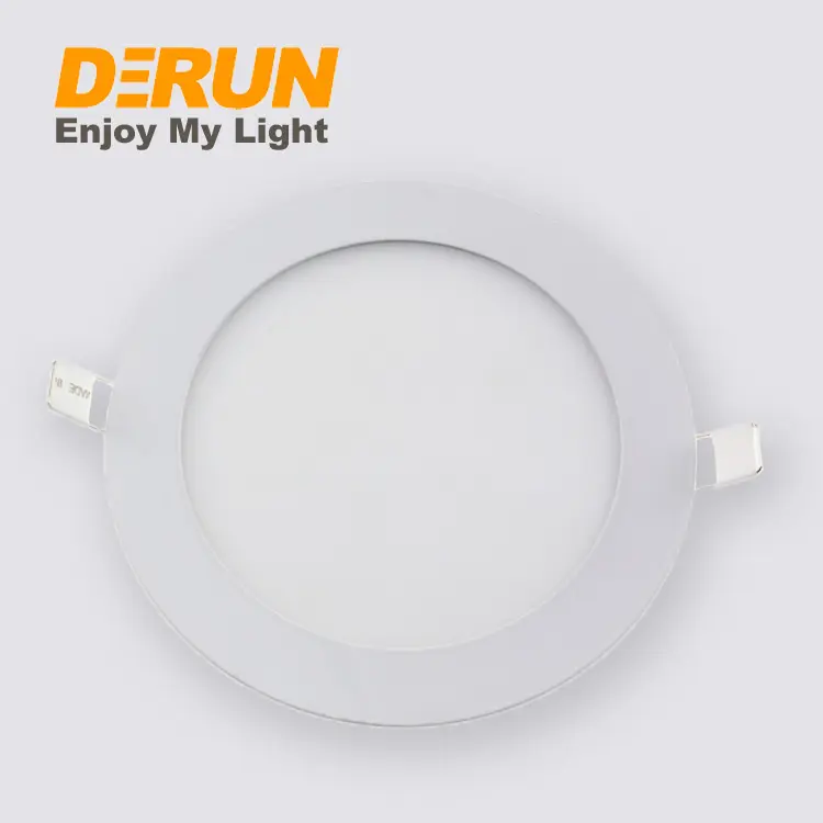 Round Recessed SMD LED Ceiling Panel Light 6W 12W 18W 24W High efficient Ultra Slim CE RoHS Approval , LPL-RECESSED