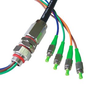 Outdoor Waterproof 2 4 6 8 12-Core FC-APC Connector Armoured Fiber Optic Jumper Wire Cable for POE WIFI <strong>IP</strong> <strong>TCP</strong> <strong>Networks</strong> - Product Image 1