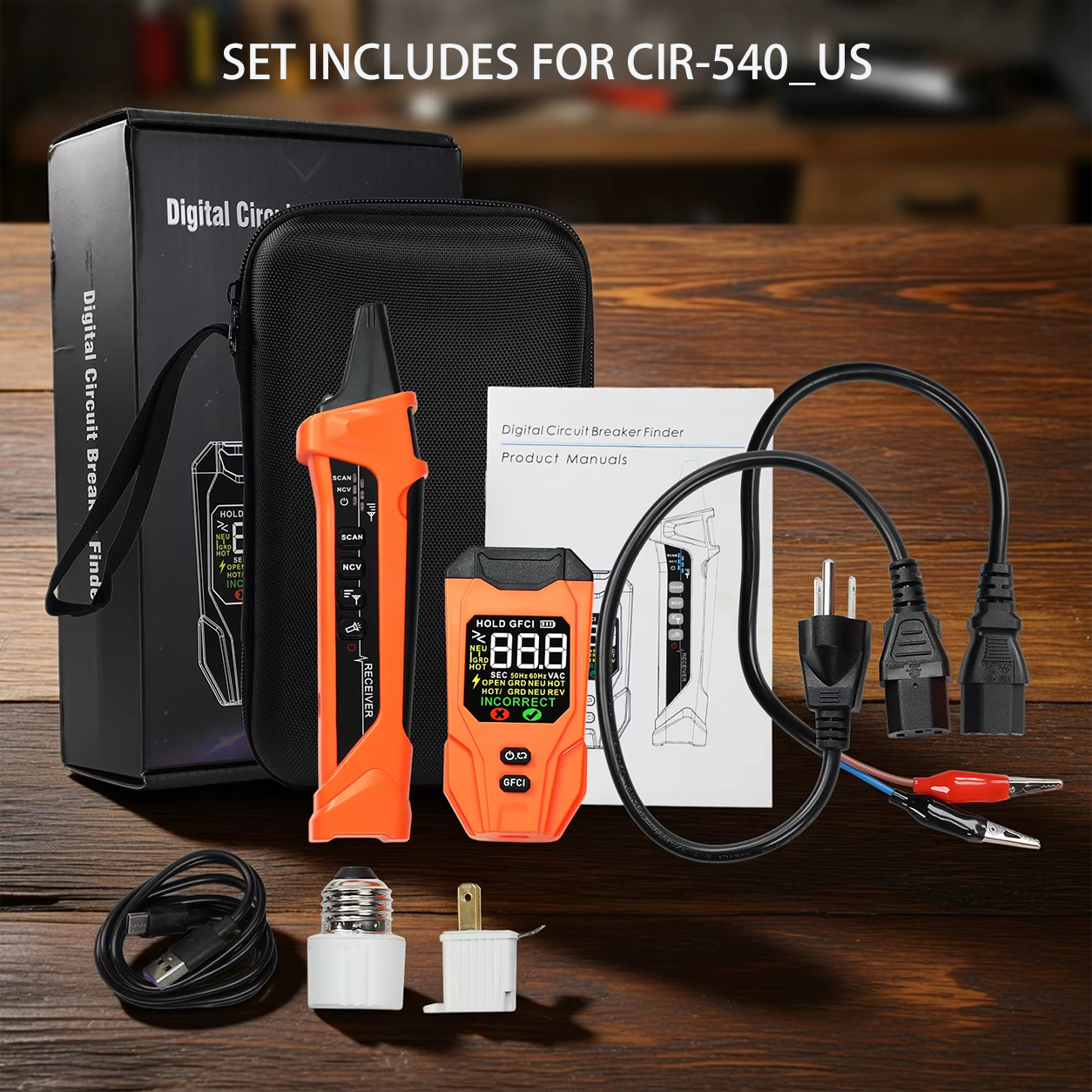CIR-540_US Prise US 90-120V 50/60Hz 5W