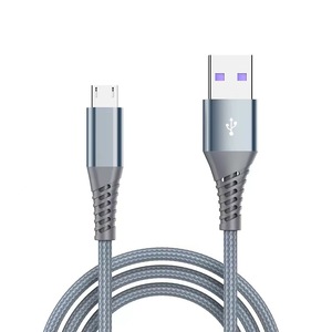 特价工厂充电器电缆高品质安卓USB 2.0快速充电尼龙微型USB电缆电子c型电缆 - Product Image 3