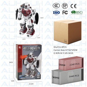 2,4 GHz intelligenter Sprühroboter Gestenfühlender programmierbarer Flammenroboter A-Steuerung fernbedienung singender tanzender Funkroboter - Product Image 6