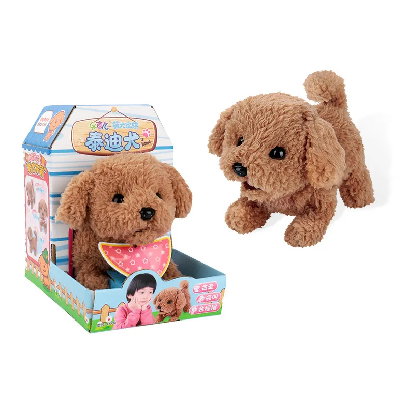 Hot Baby Electric Soft Plush Dog Pet Doll Toys Kids Cute Animal Interactive Talking Plush Pet Companion Toys For Children Gifts