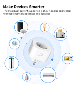 Smart Plug Smart Home presa WiFi funziona con interruttore APP controllo presa intelligente con telecomando e funzione Timer 2.4GHz WiFi - Product Image 3