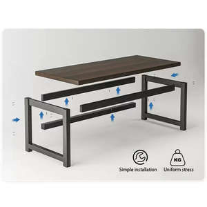 Household <strong>Simple</strong> Wide Thicker <strong>Computer</strong> Student Study <strong>Desk</strong> Home Office Working Table - Product Image 5