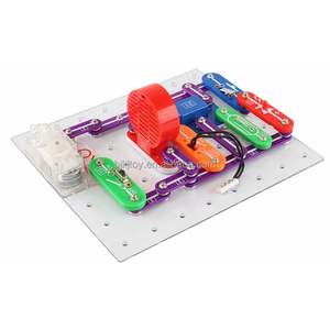 Elettronica blocchi di costruzione scienza esperimento di scienza del circuito mattone esperimento di fisica per bambini mattoni elettronici solari - Product Image 4